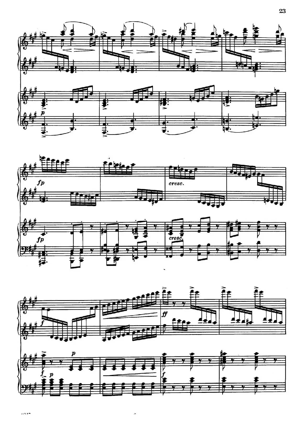 Introduction et Rondo Capriccioso Op.28（引子与随想回旋曲·双钢琴）