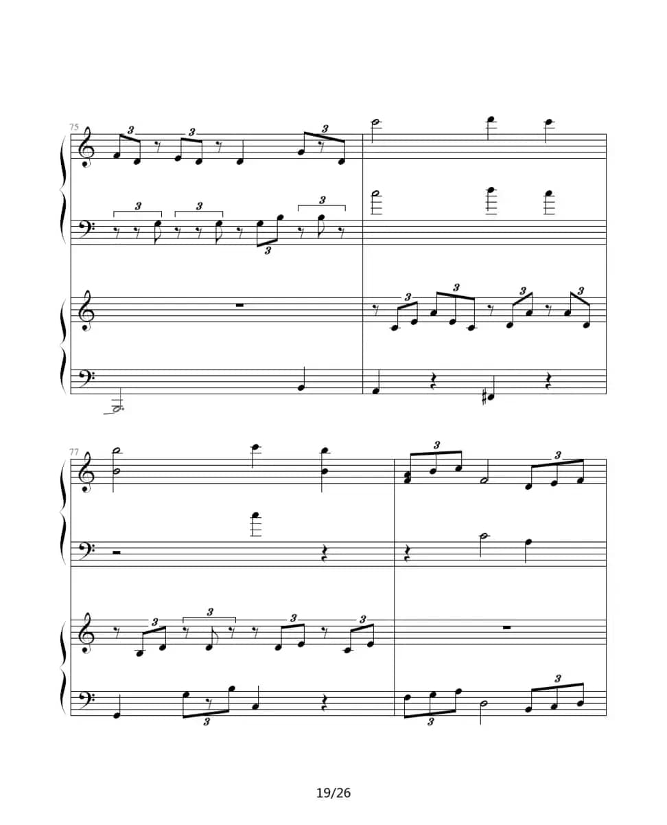 ココロの音（双钢琴）