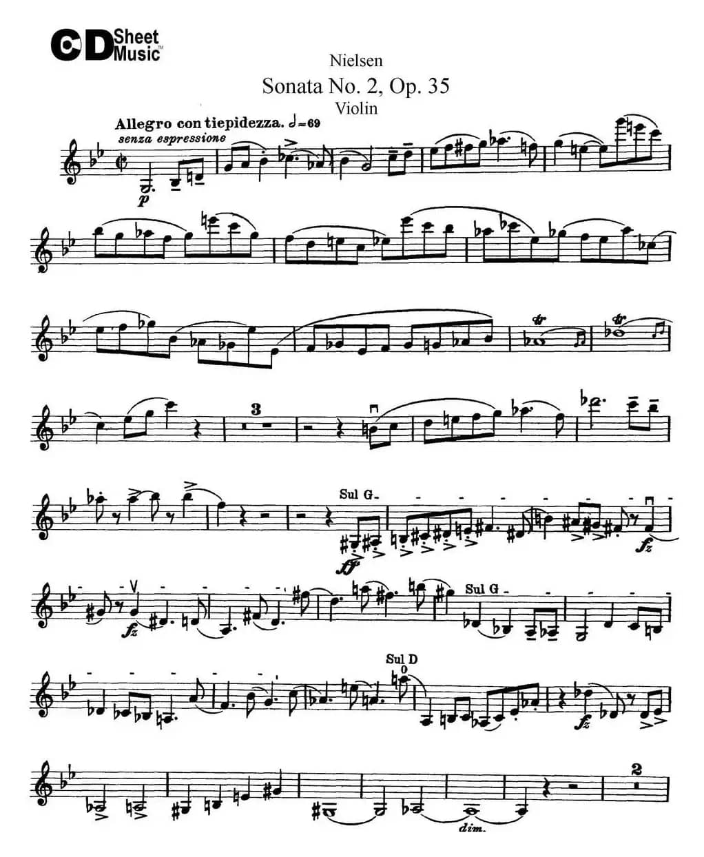 Violin Sonata No.2  Op.35