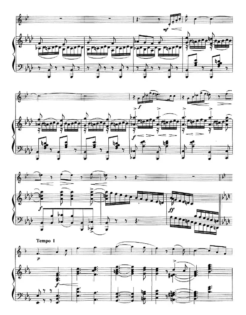 音乐会回旋曲（小号+钢琴伴奏）