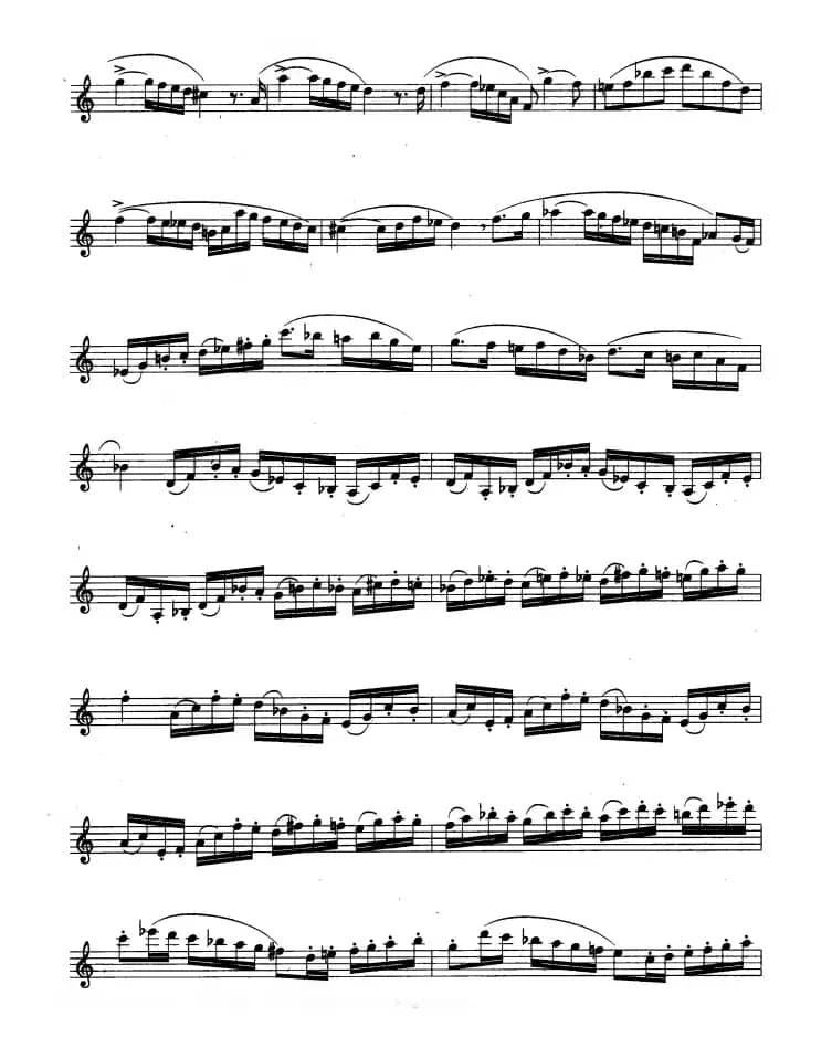 单簧管考级教材·第九级