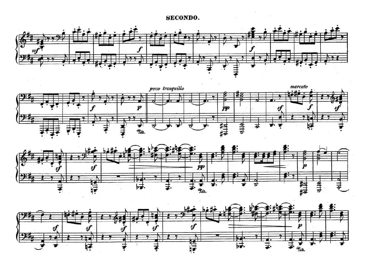 Zwolf Original-Compositionen fur Pianoforte zu 4 Handen Op.57(12首四手联弹小品·8)