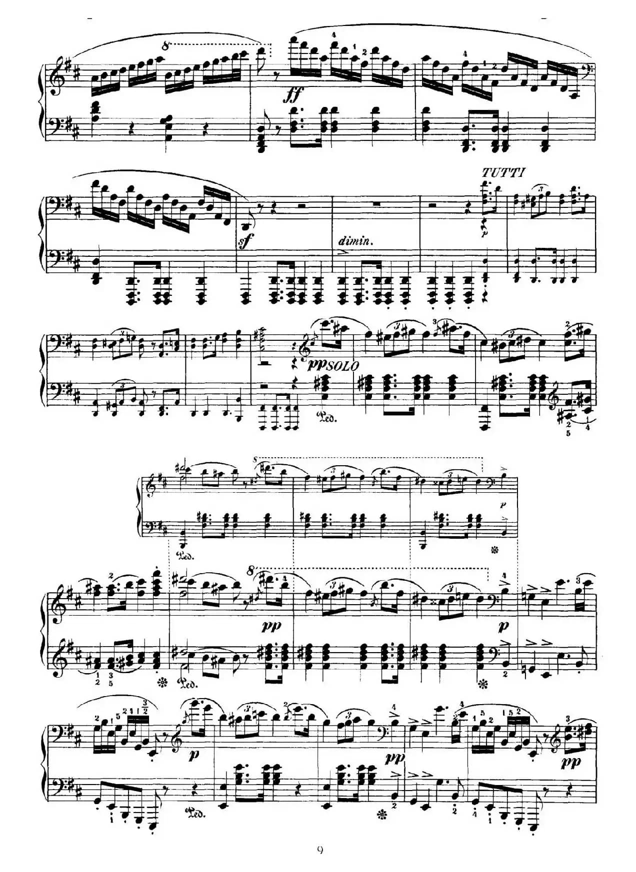 Capriccio Brillante in B Major Op.22（B大调华丽随想曲·钢琴独奏）