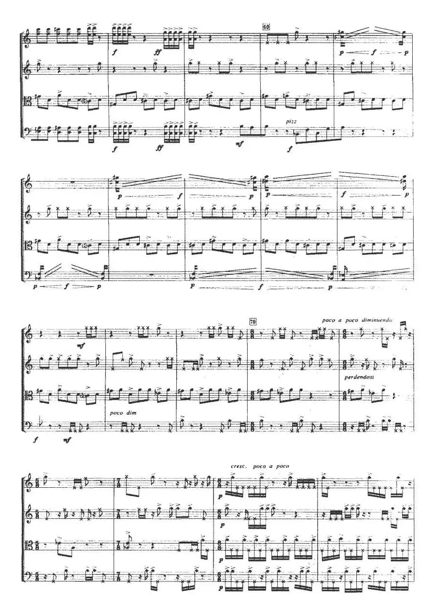 第一弦乐四重奏（崔新作曲版）