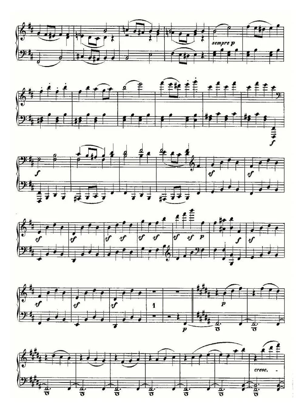 贝多芬钢琴小品Op.126 之四