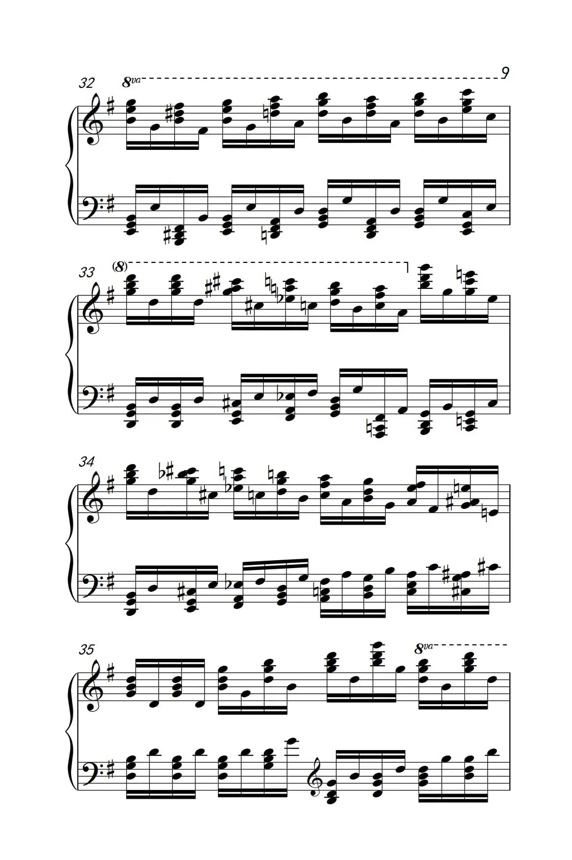 莫什科夫斯基 钢琴练习曲（第三首）