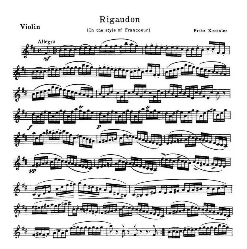 Rigaudon（里戈顿舞曲）