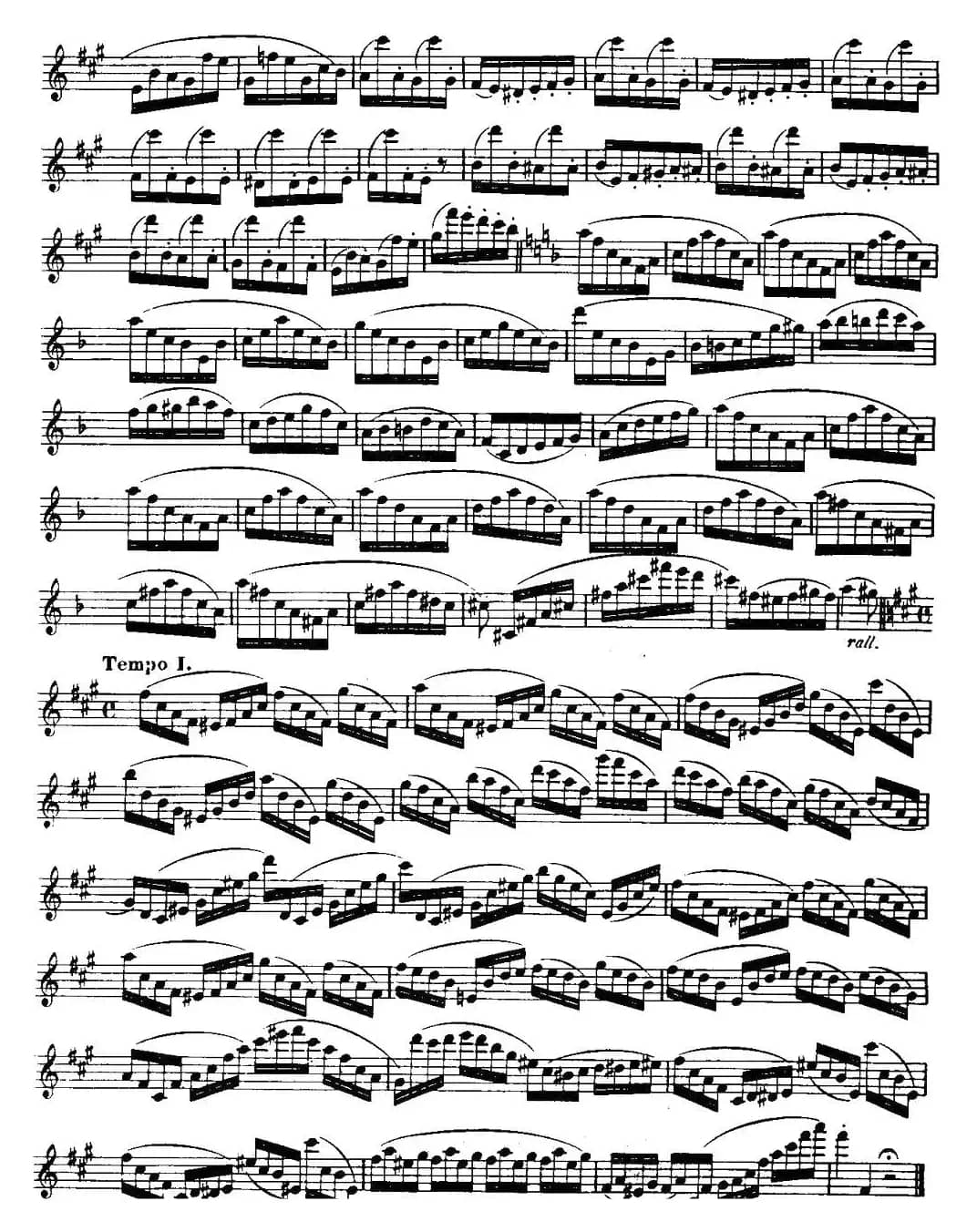 柯勒长笛练习曲作品33号（第三册）（7）