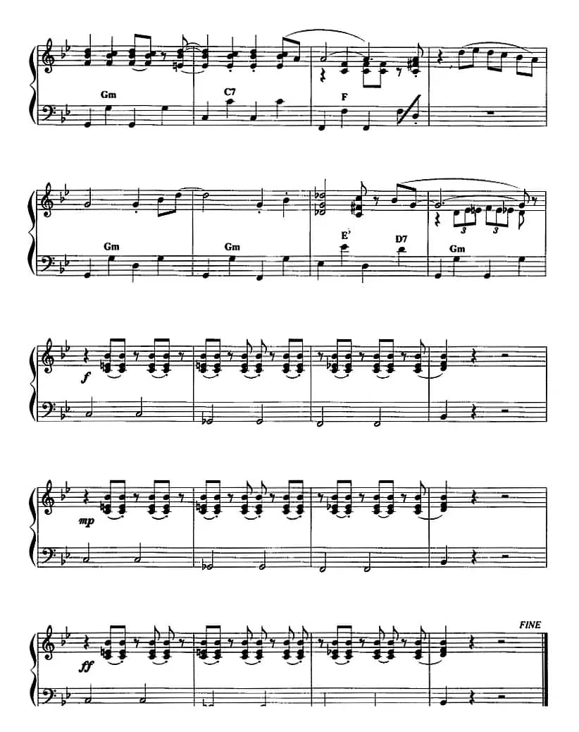 手风琴爵士乐曲：It don't mean a thing 这不意味着什么