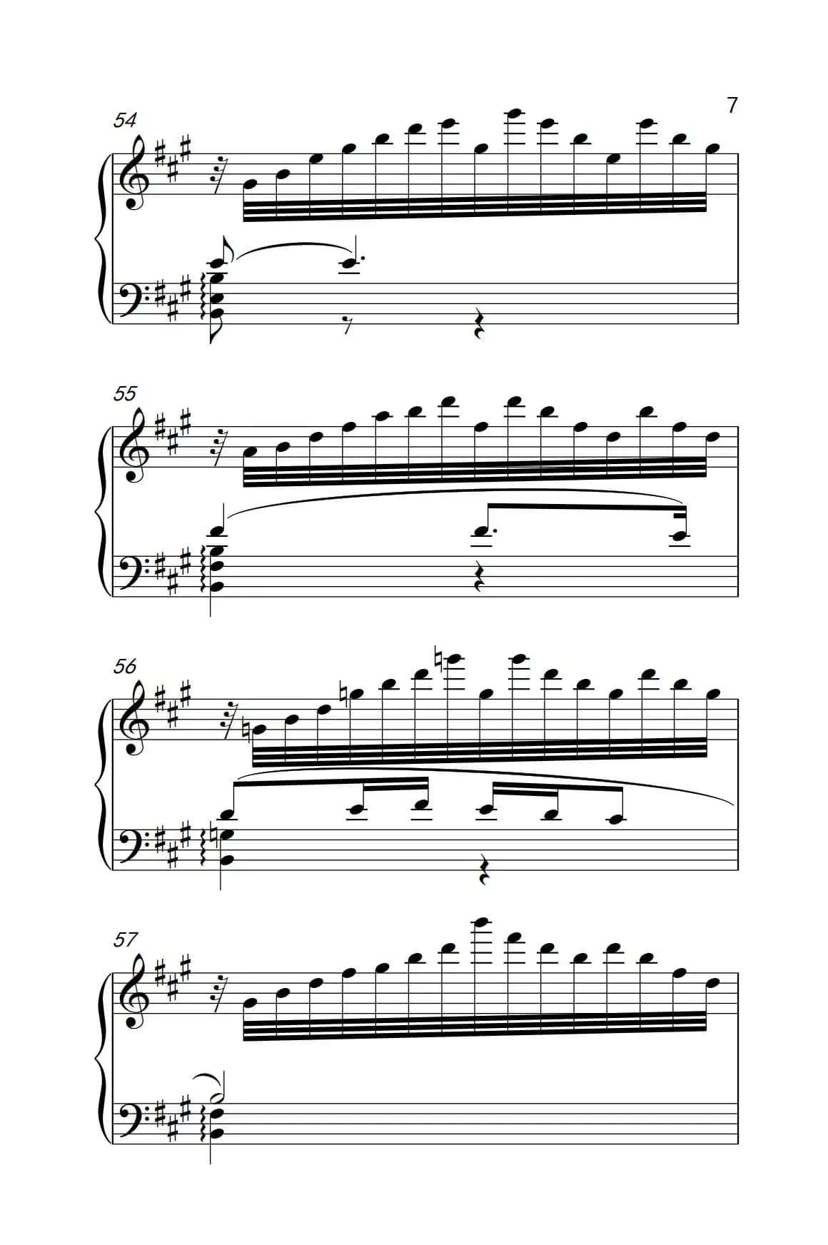 绒花（《弹吧音教》制谱版）