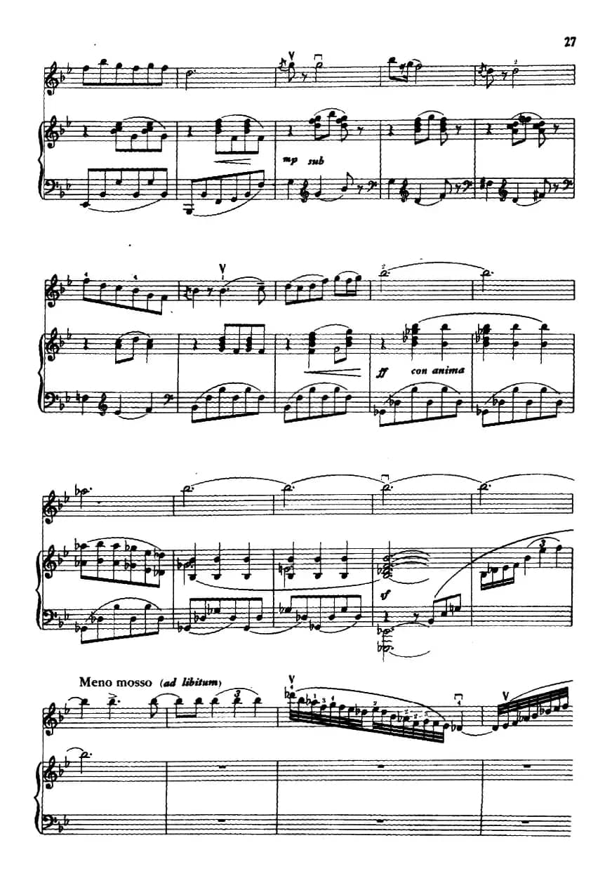 抒情曲（小提琴+钢琴）