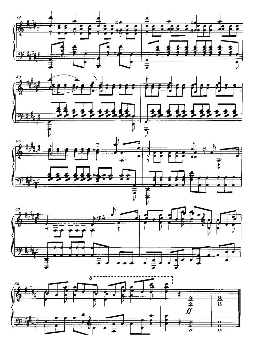 Etude（斯克里亚宾练习曲作品8 降d小调练习曲 第12首）