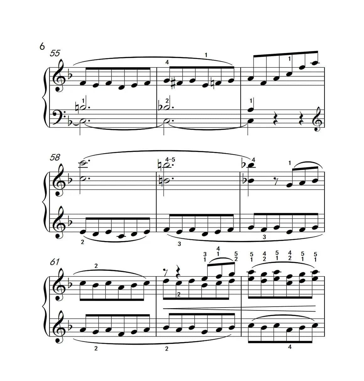 奏鸣曲 Opus 2 Nr.1 第三乐章（贝多芬奏鸣曲集 1）