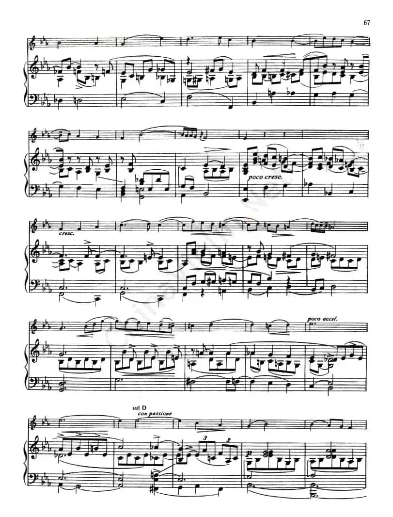 晚祷歌（小提琴+钢琴伴奏）