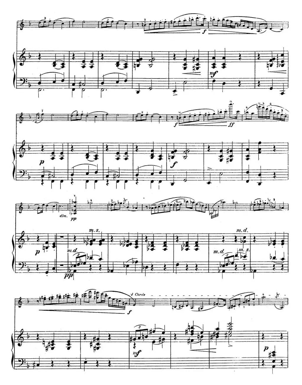 伊萨伊作品集：No.2(Mazurka)（小提琴+钢琴伴奏）