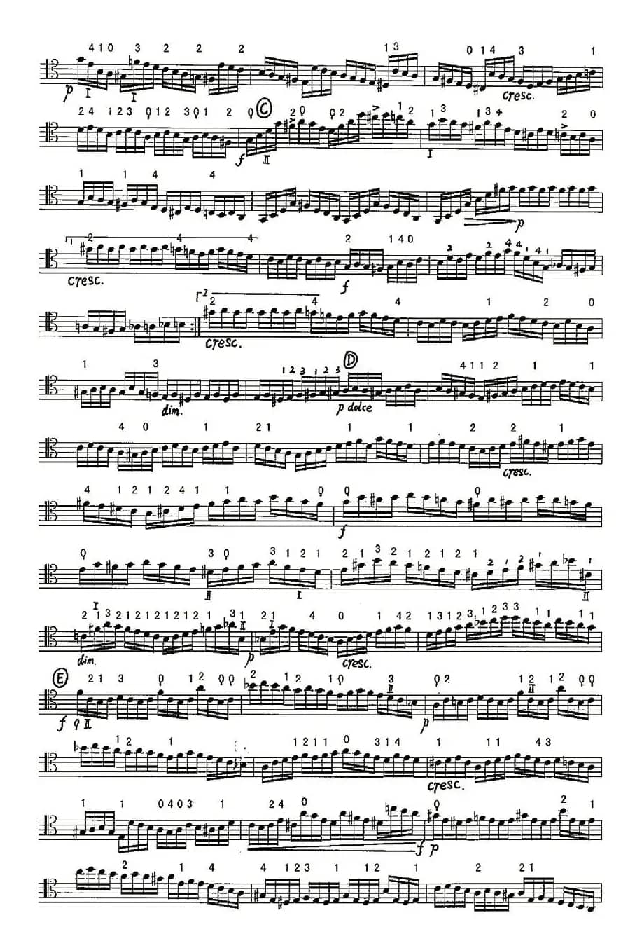 无穷动（大提琴谱）