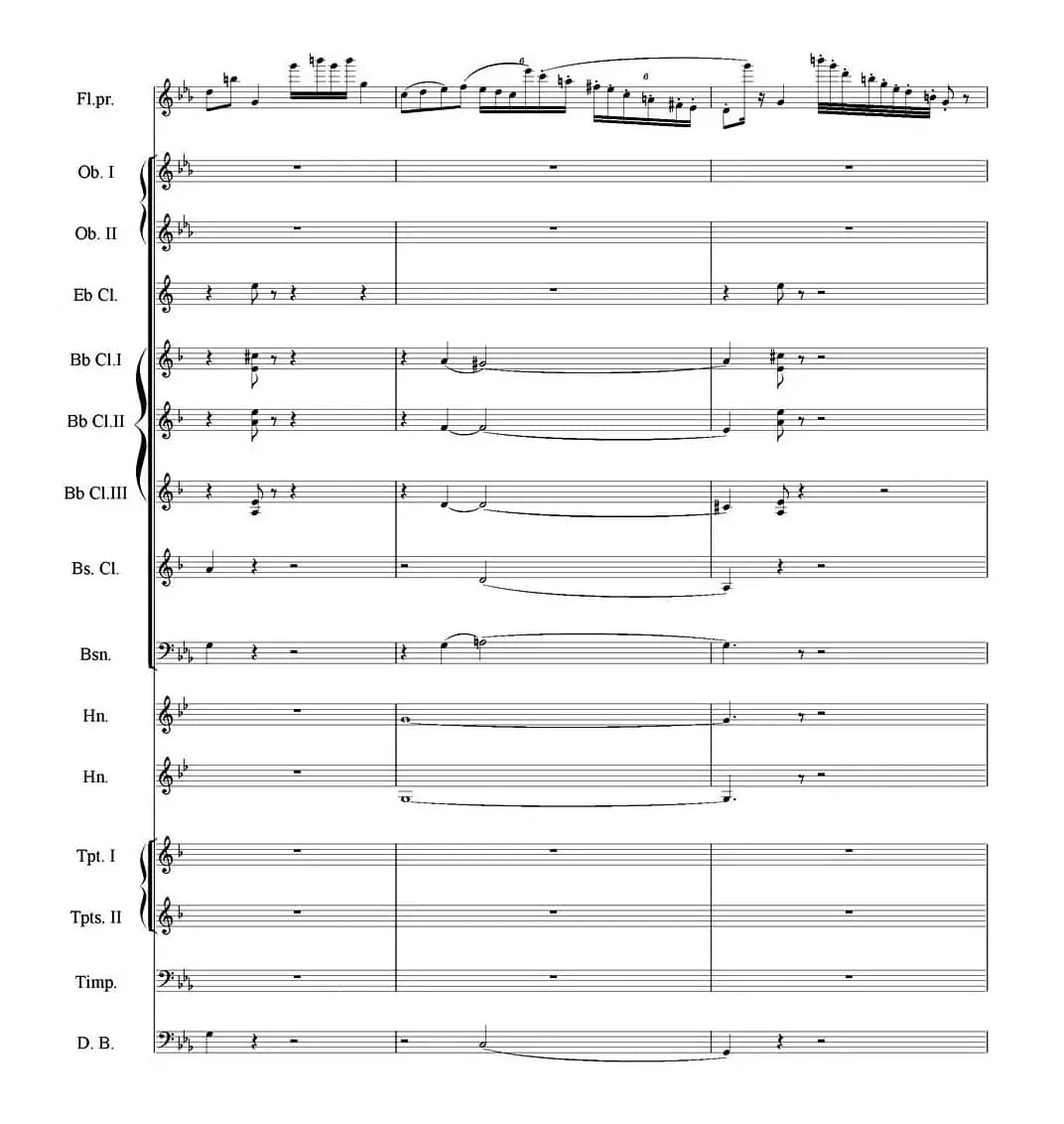 流浪者之歌（长笛与管乐队）