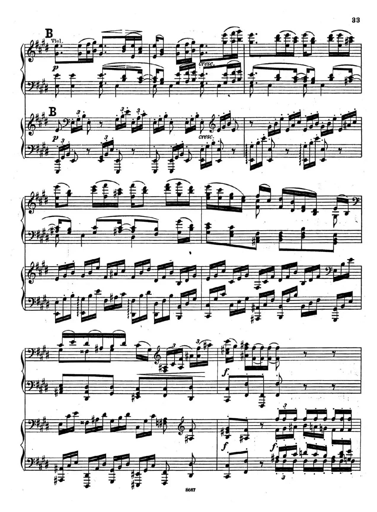 Symphony No.4 in e Minor Op.98（e小调第四交响曲·双钢琴）