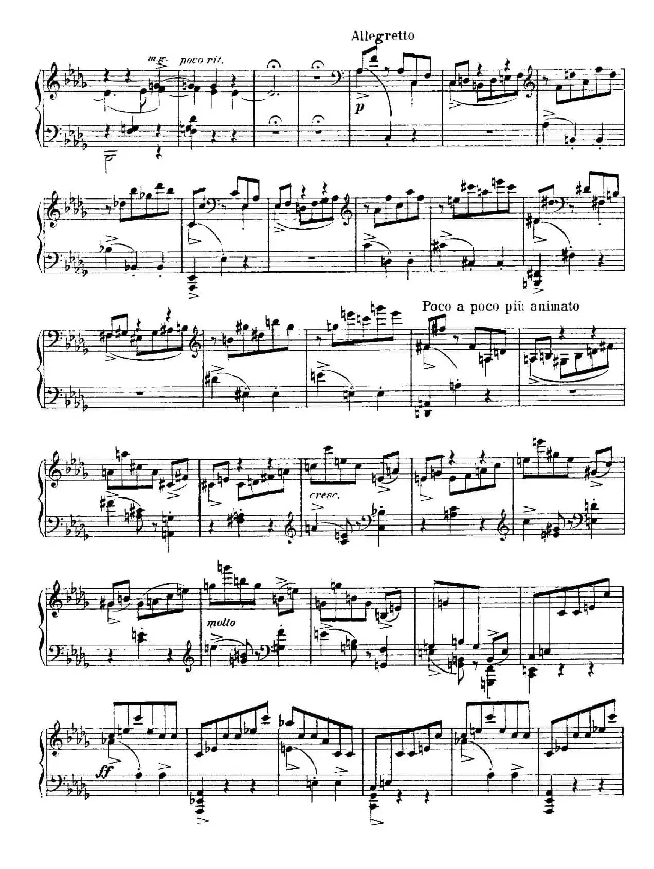 4 Valses Caprice（4首随想圆舞曲）（Op.38 No. 2 in D-flat）