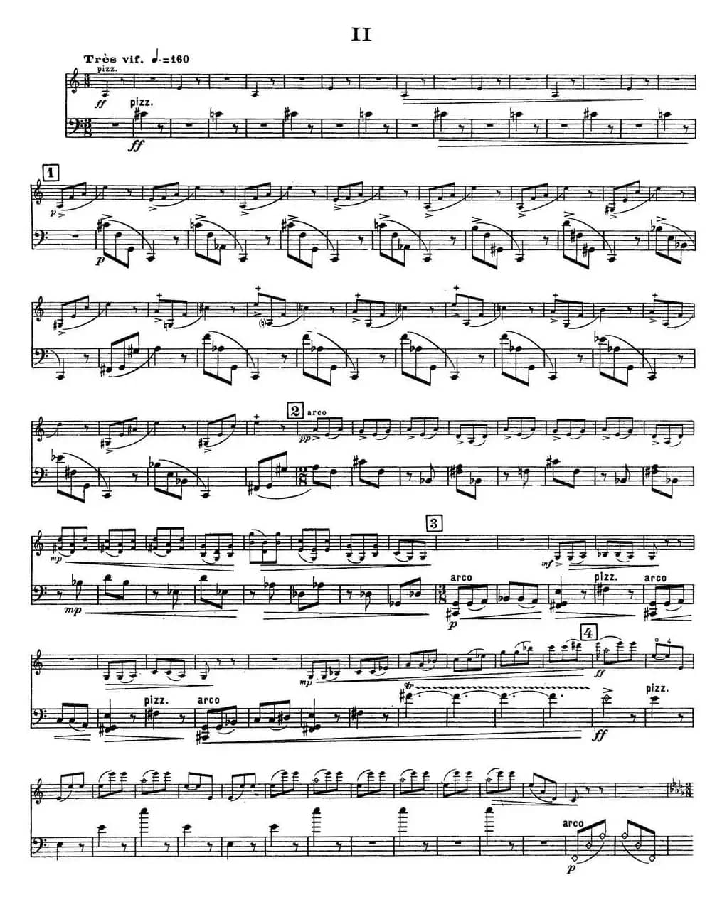 Sonate（小提琴+大提琴）