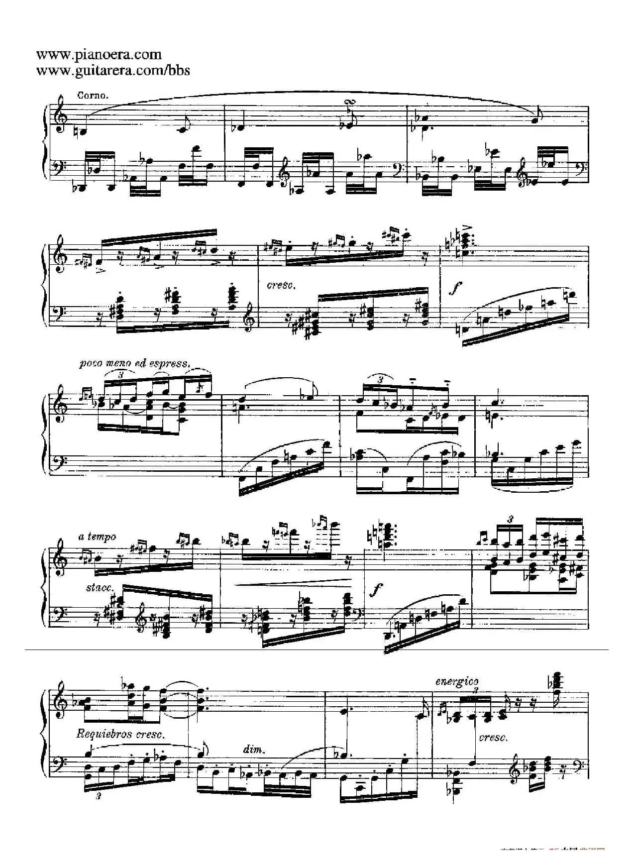 Goyescas(戈雅之画)(6. 幽灵的小夜曲 Serenata Del Espectro)