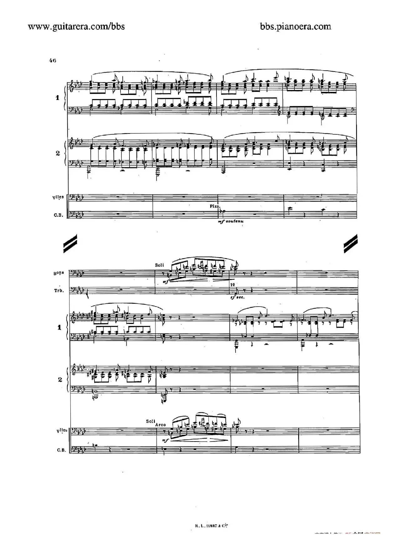 Concerto for 2 Pianos in d Minor（d小调双钢琴协奏曲·总谱）