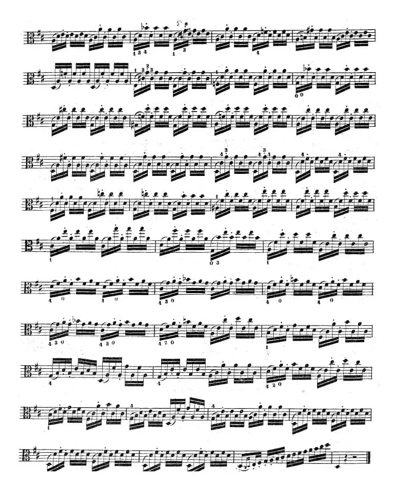 克莱采尔《中提琴练习曲40首》（ETUDE 11-13）