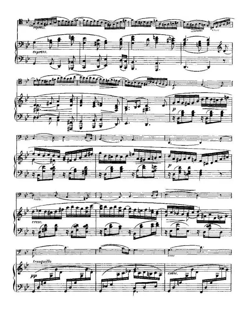 马克斯·布鲁赫 Op70 4首（大提琴+钢琴）