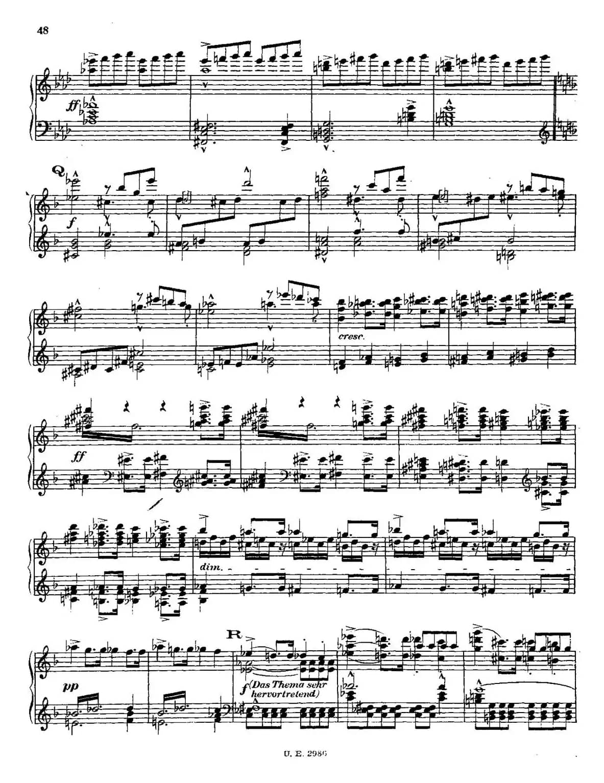 Symphony No.3 in d Minor - Solo Piano（d小调第三交响曲·钢琴独奏版·Ⅳ）