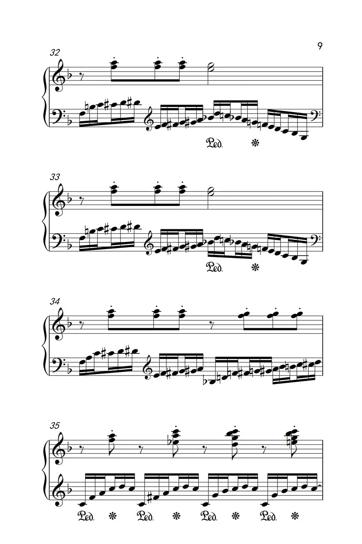 莫什科夫斯基 钢琴练习曲（第六首）