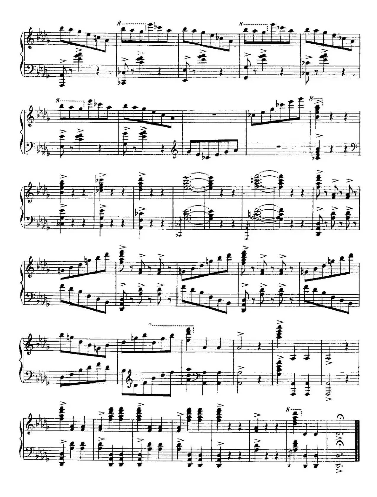 4 Valses Caprice（4首随想圆舞曲）（Op.38 No. 2 in D-flat）