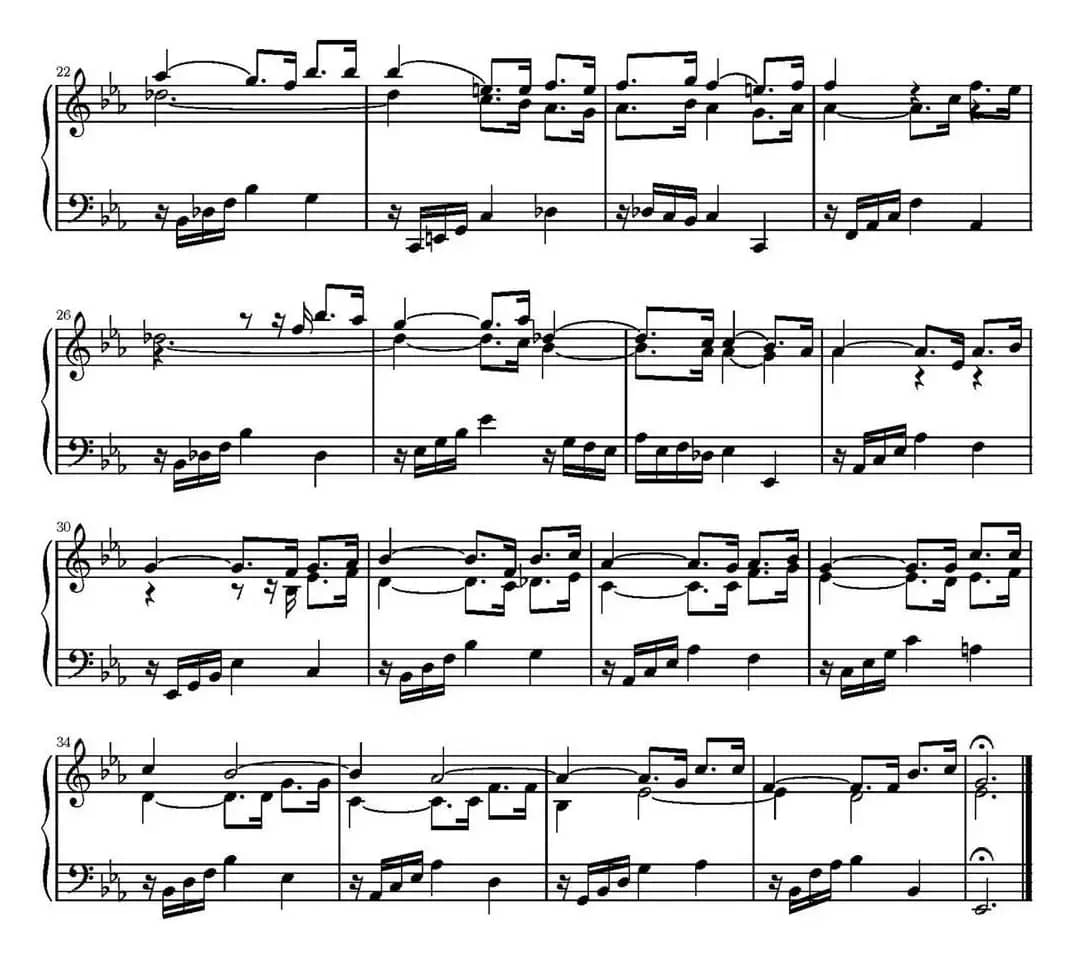 15首巴赫三部创意曲集（NO.5）