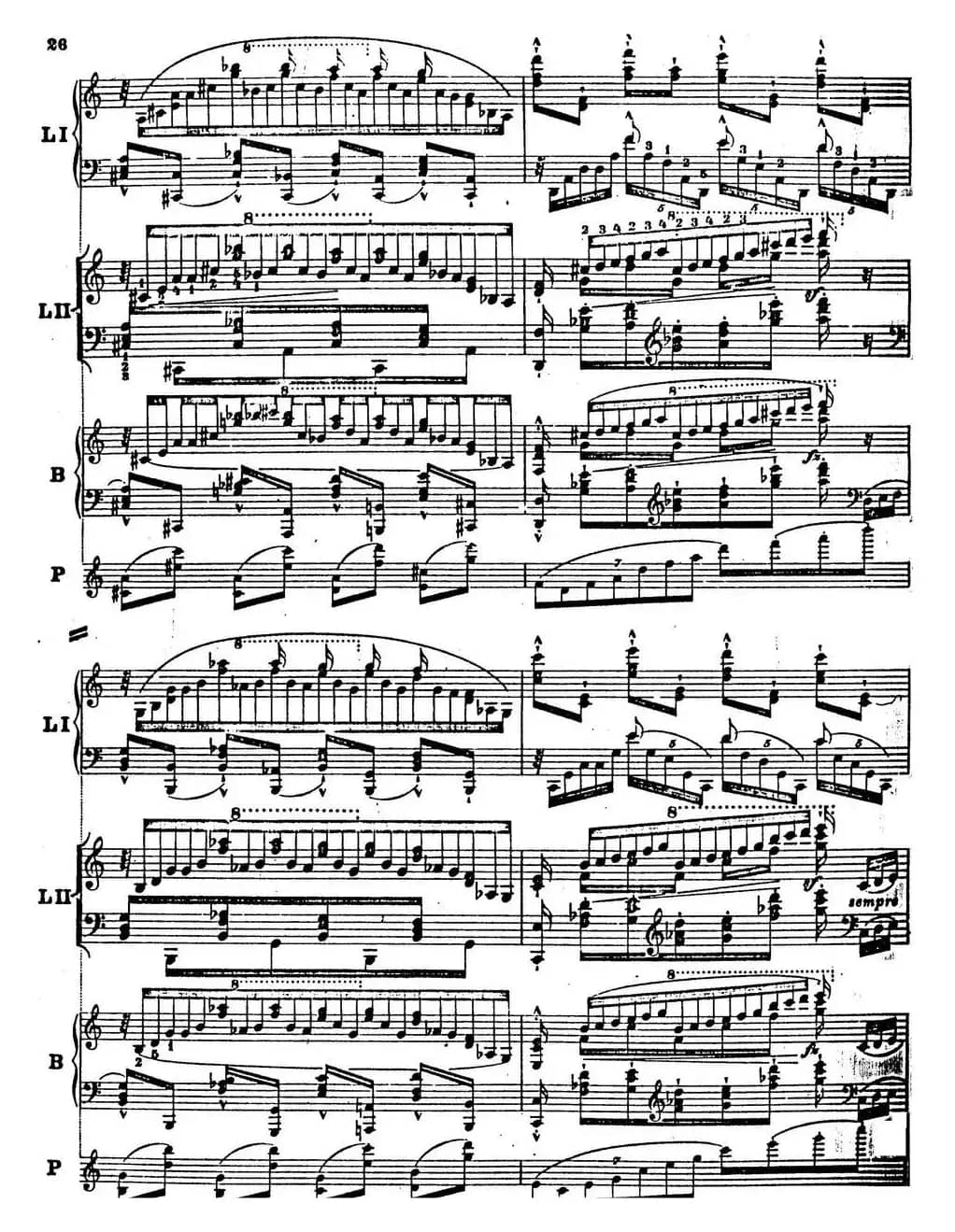 6首帕格尼尼大练习曲（Thema mit Variationen Etude Nr.6）