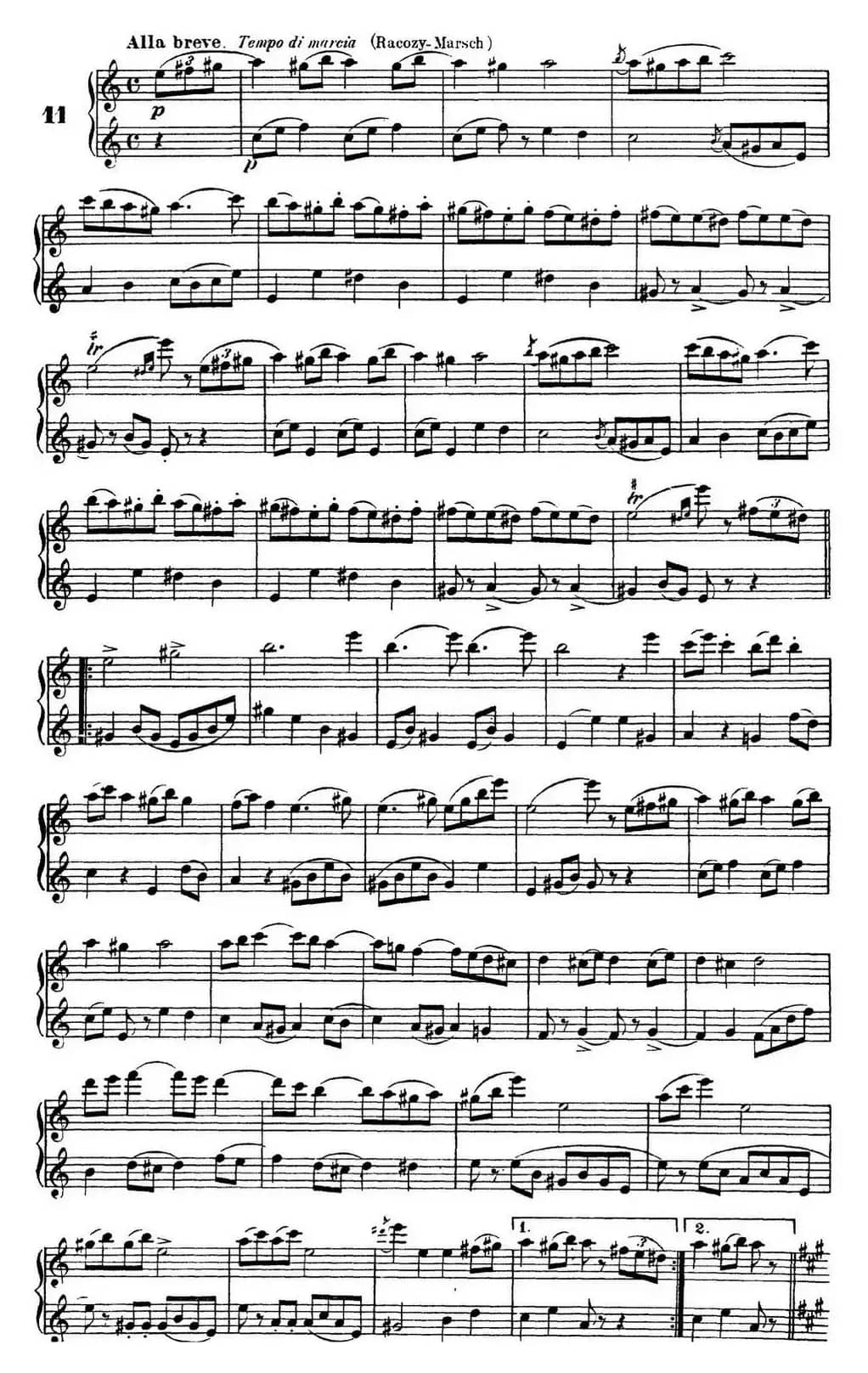 柯勒40首长笛提高练习曲OP.55（二重奏）（NO.11）