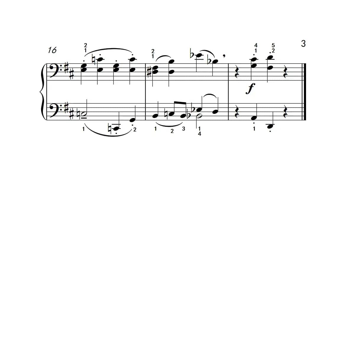 狐狸之歌 b（巴托克 小宇宙 钢琴教程 3）