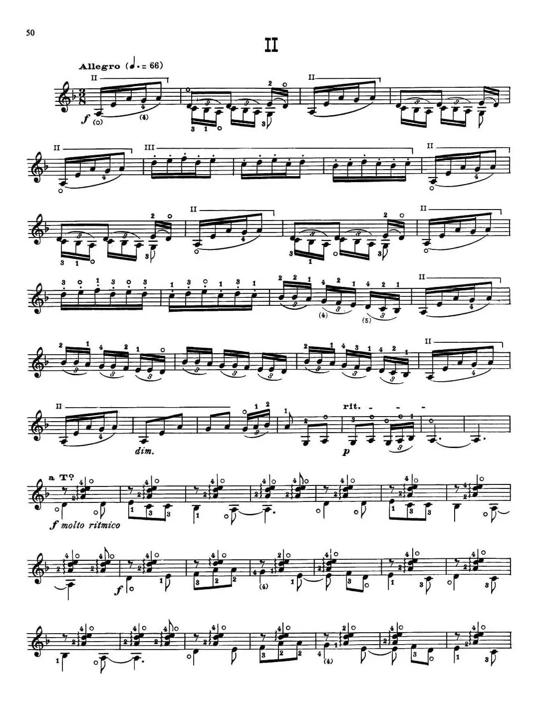 Joaquin Rodrigo Music for Guitar（罗德里戈吉他音乐P47-53）（古典吉他）