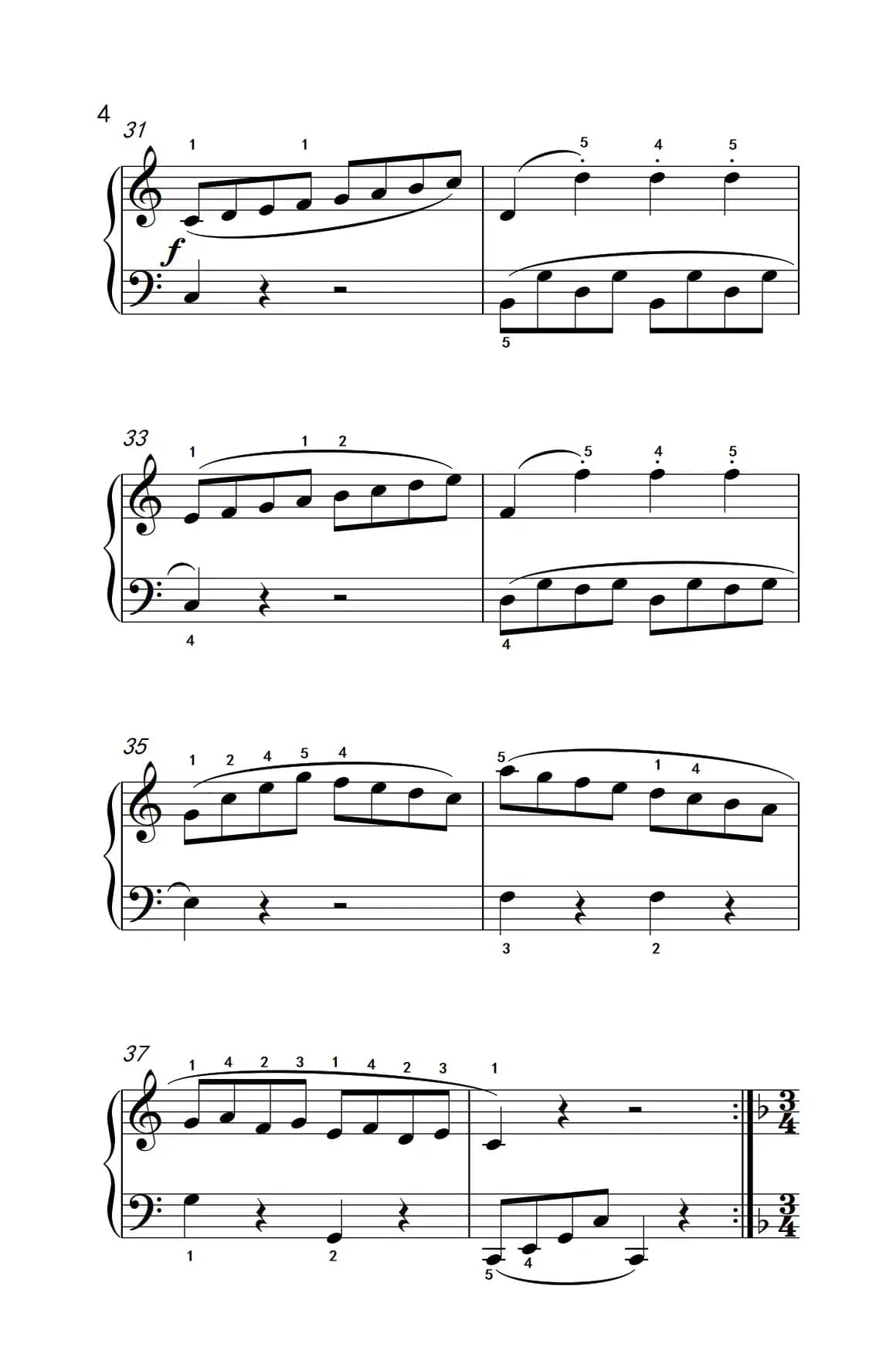 小奏鸣曲（老年大学 钢琴教程 3）