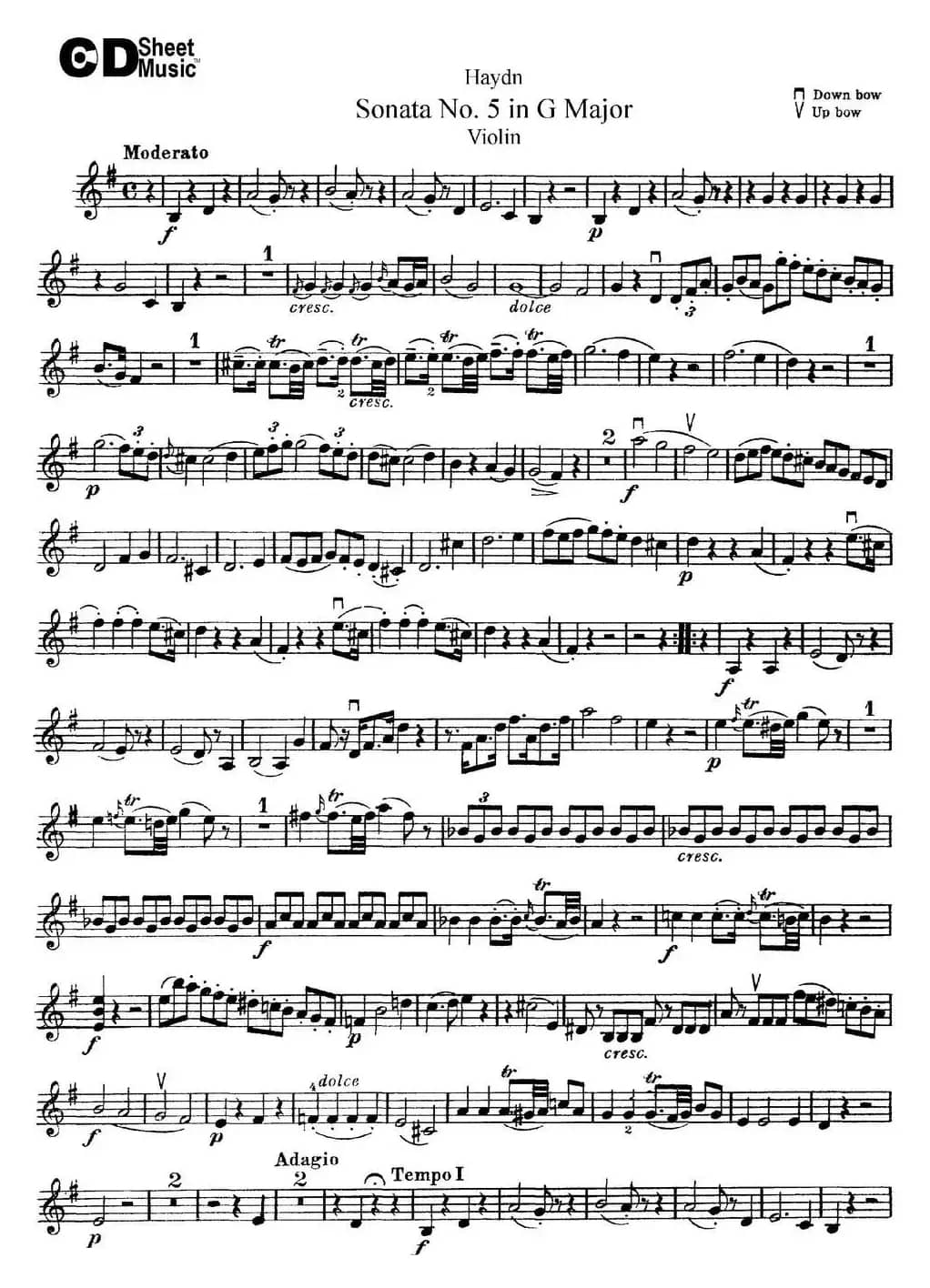 Violin Sonata No.5 in G Major