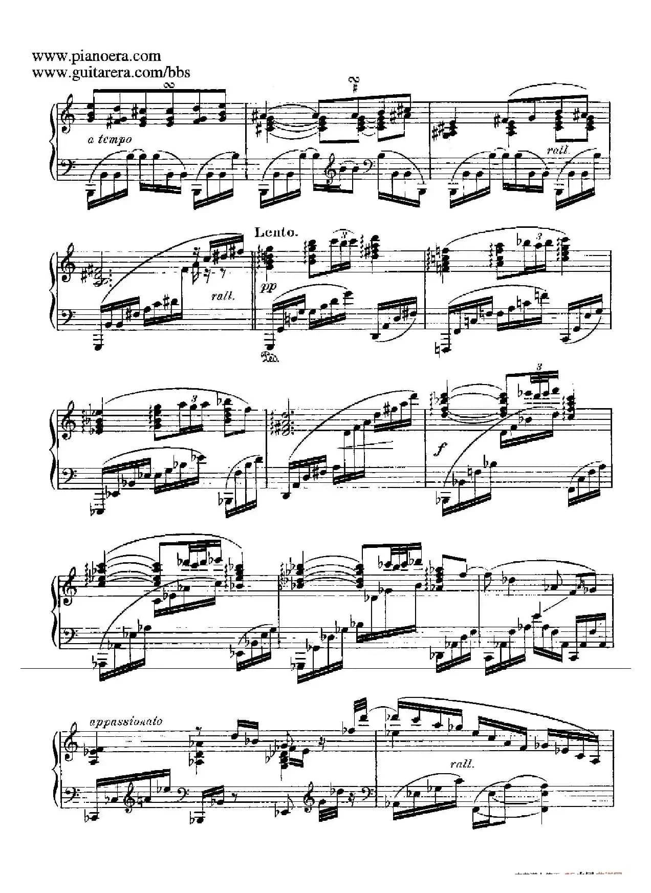 Goyescas（戈雅之画）（5. 爱与死 El Amor Y La Muerte）