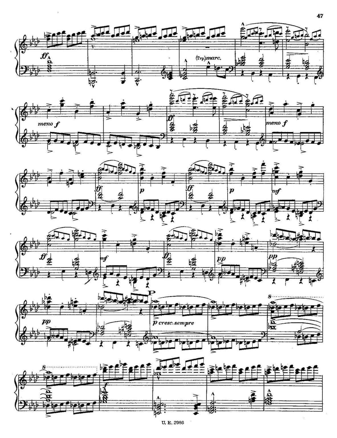 Symphony No.3 in d Minor - Solo Piano（d小调第三交响曲·钢琴独奏版·Ⅳ）