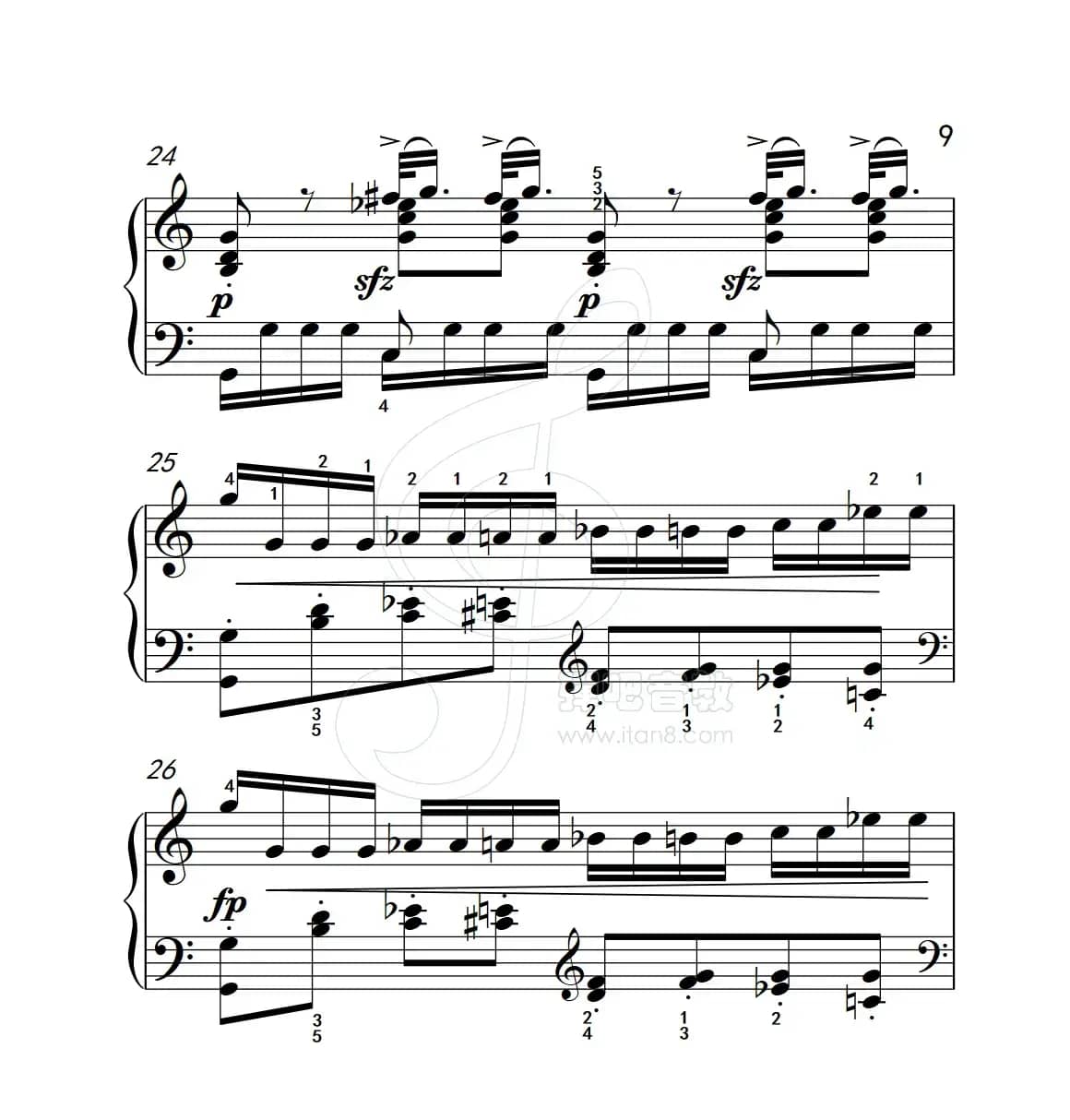 练习曲 12（克拉莫钢琴练习曲60首）