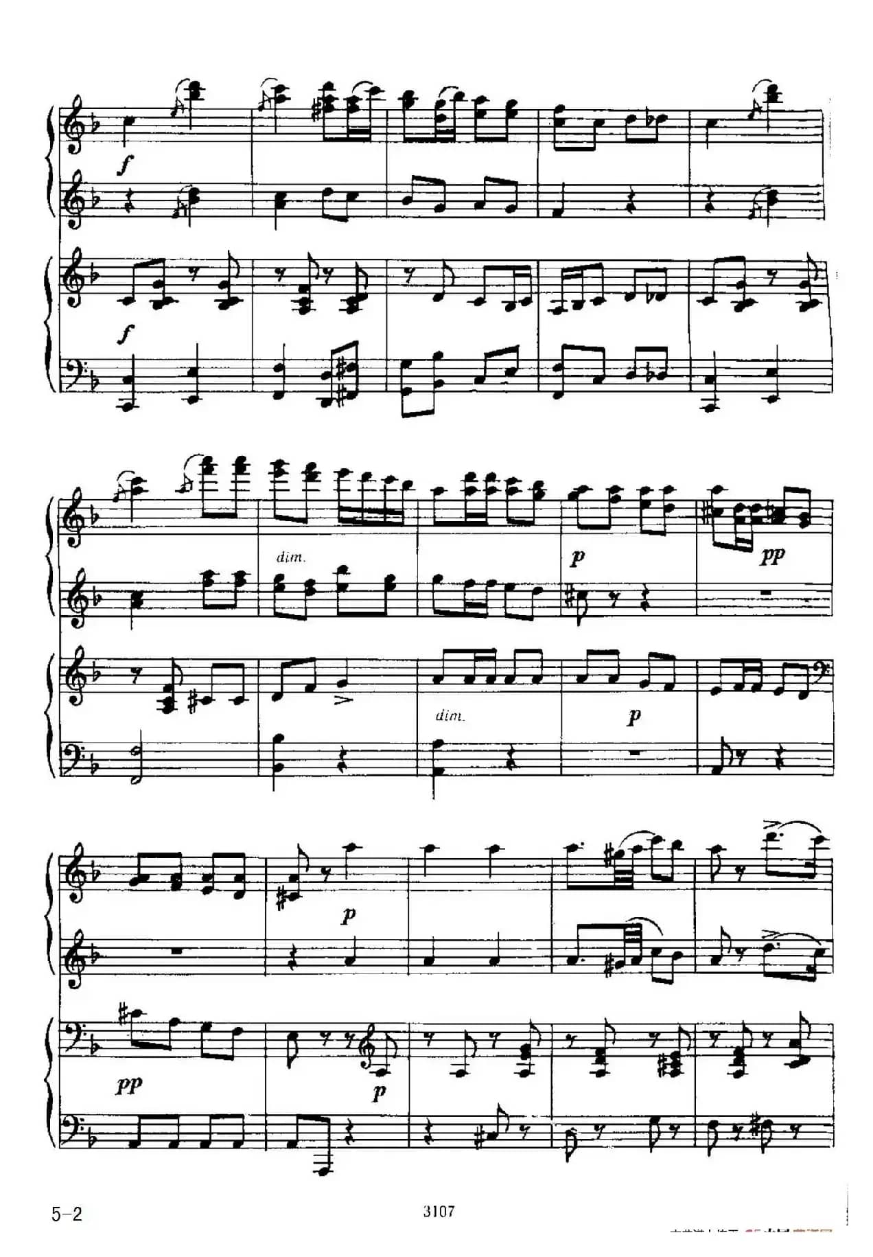 Polka in d Minor(d小调波尔卡·四手联弹)