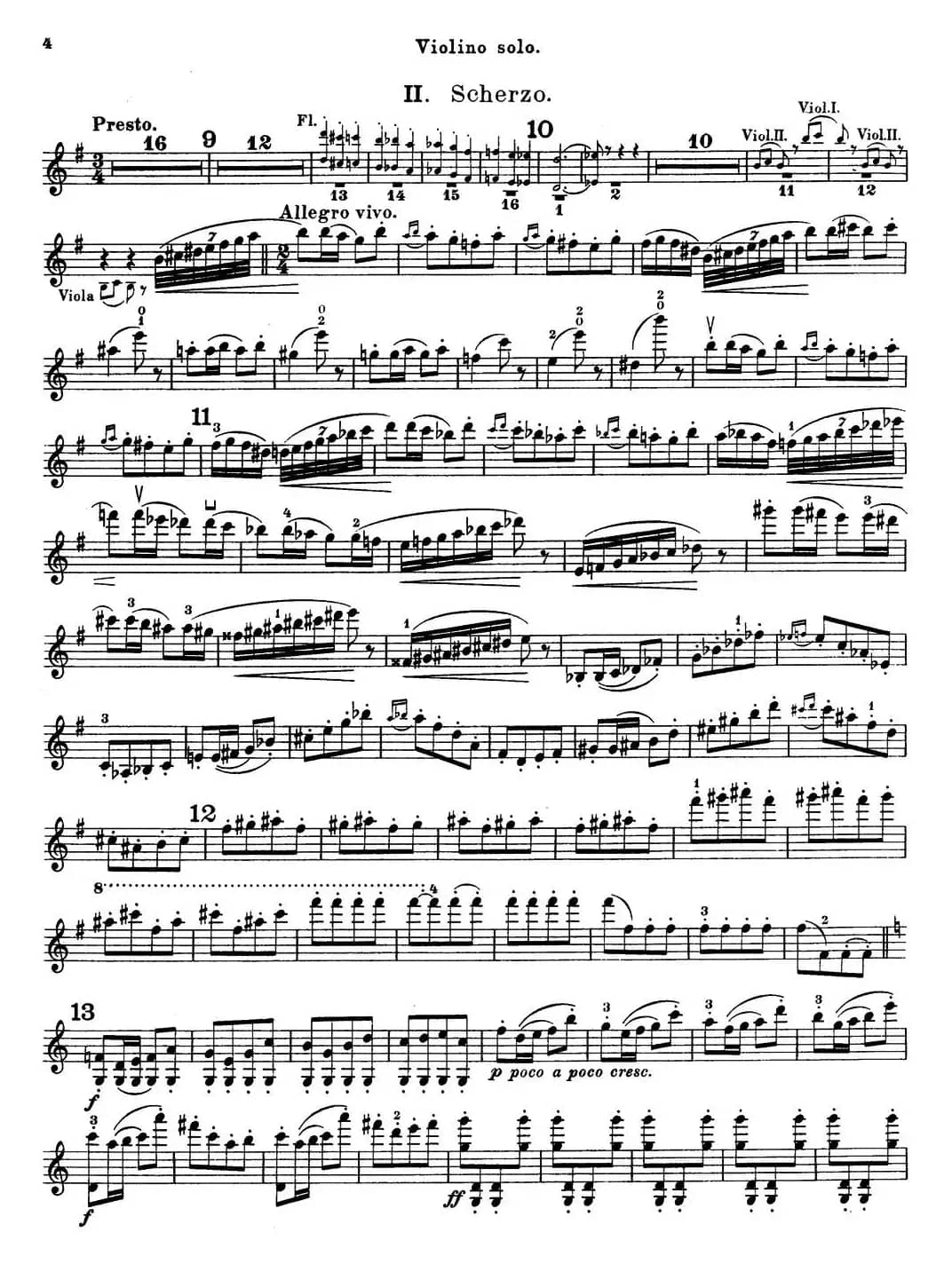第3号小提琴协奏曲 Op.99（violin concerto no.3）