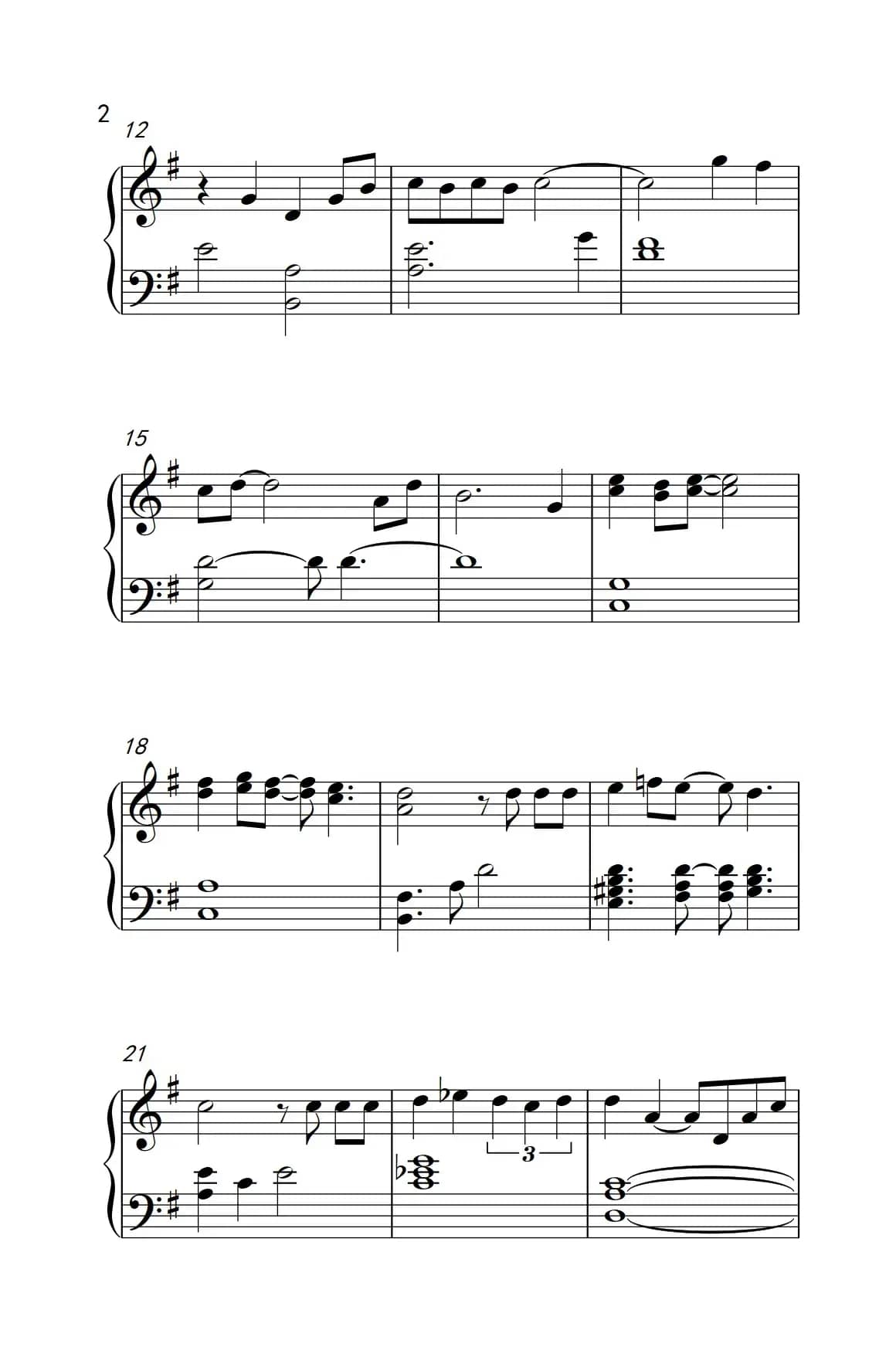 我知道你很难过（《弹吧音教》制谱版）