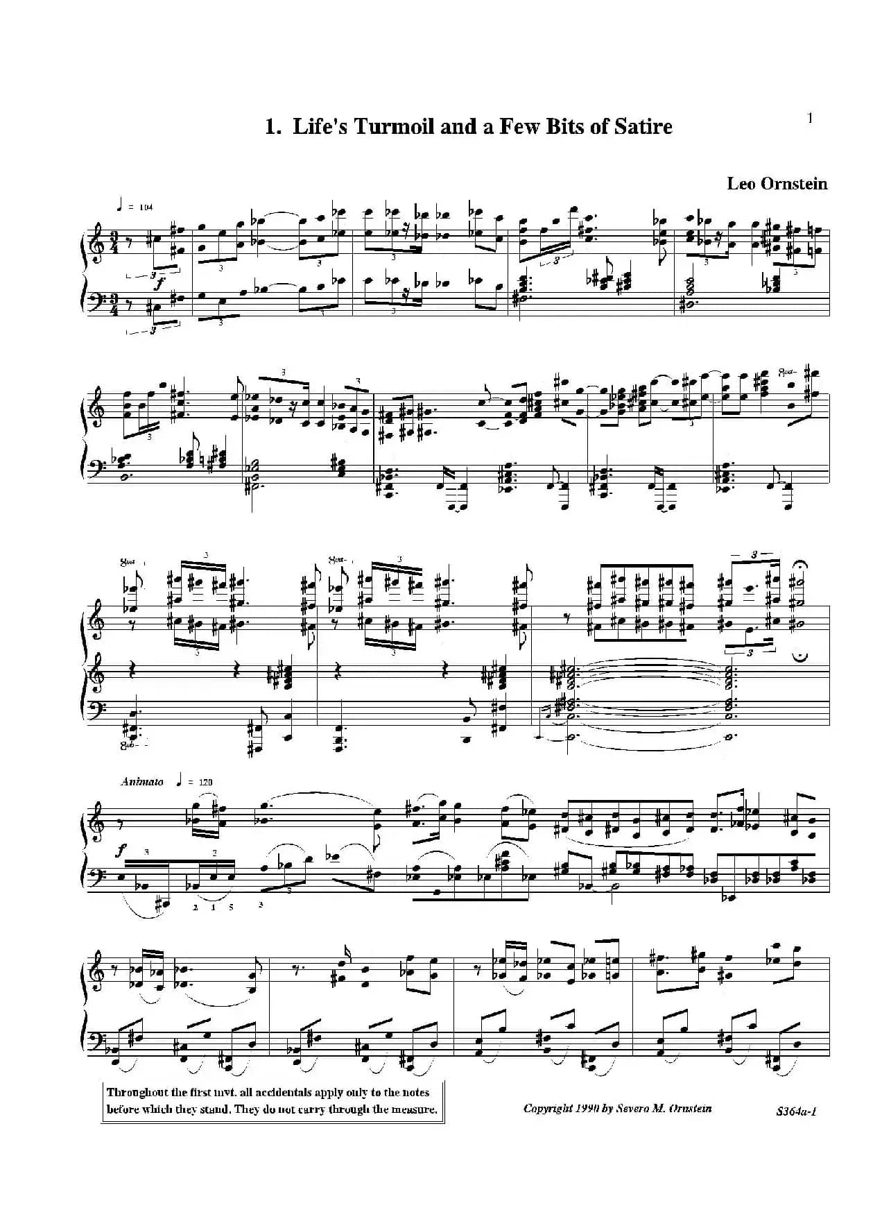 Piano Sonata No.8（第八钢琴奏鸣曲）（1）
