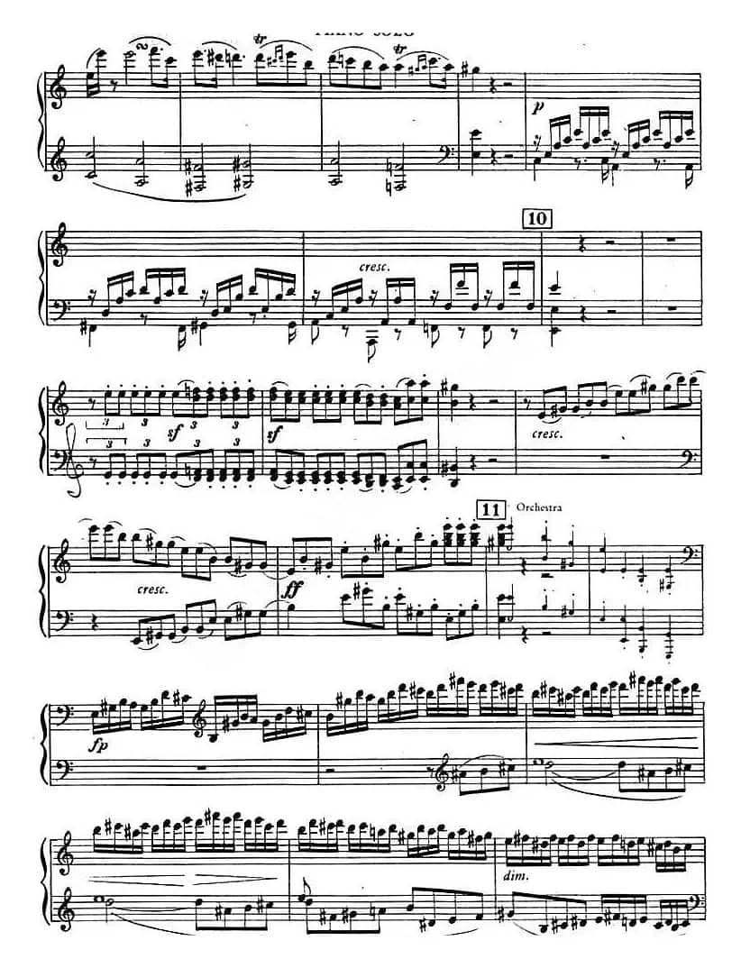 C大调小提琴协奏曲 Op.56（钢琴独奏）