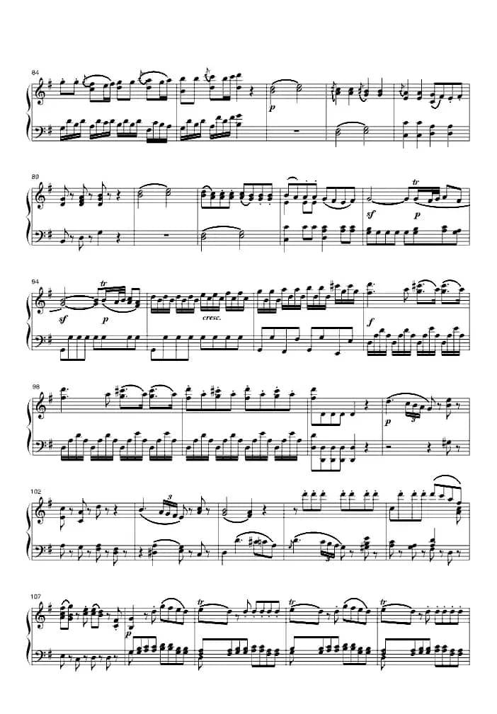 G大调弦乐小夜曲