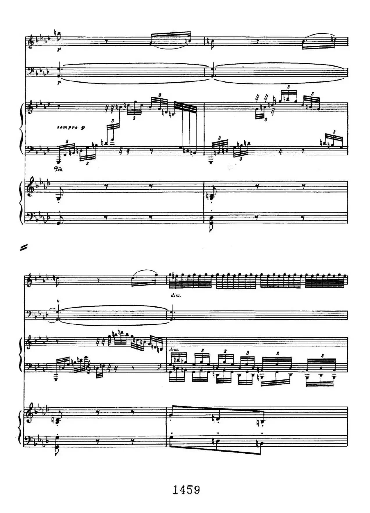 Triple Concerto in C Major Op.56（C大调三重协奏曲·双钢琴·Ⅱ）