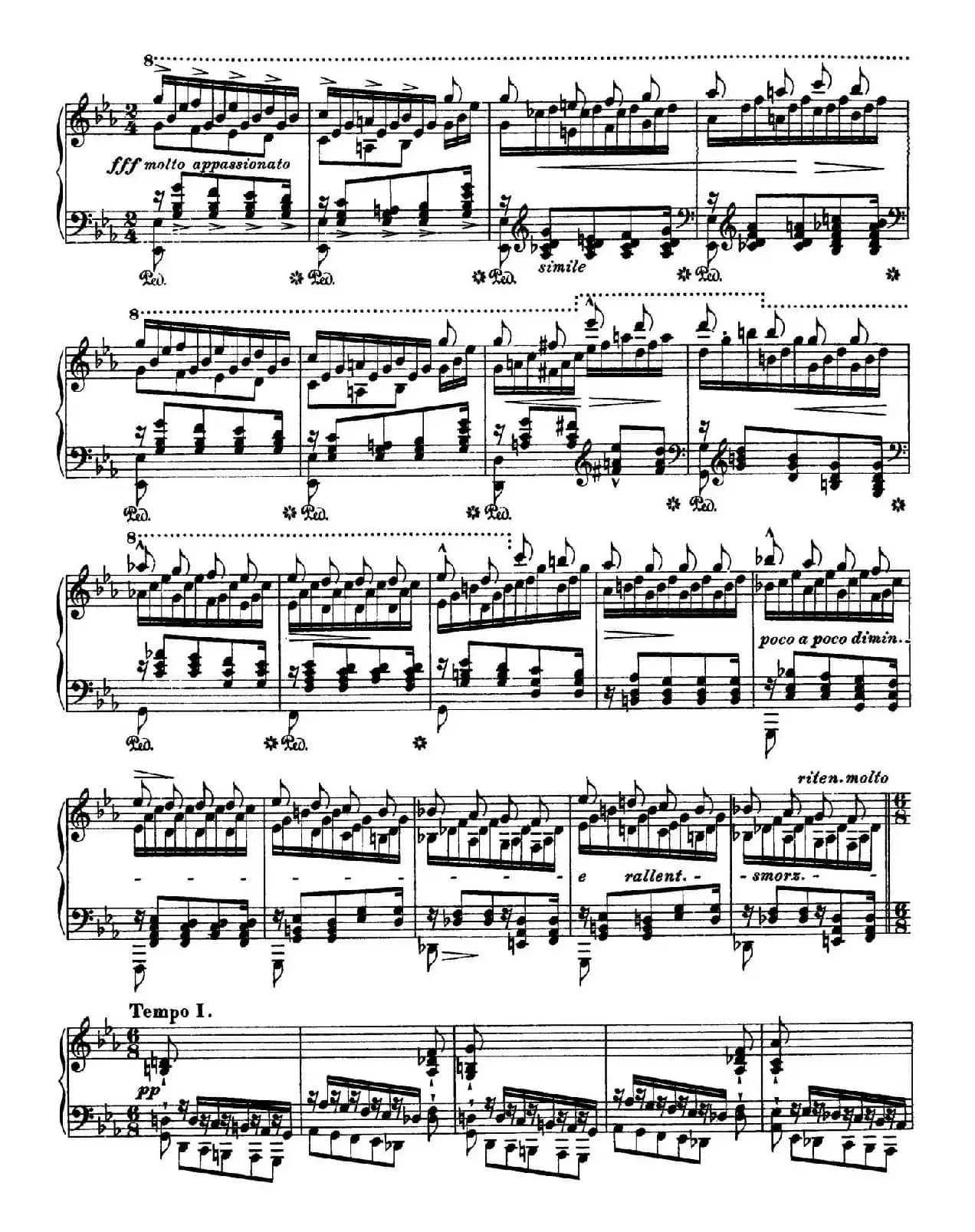 12 Etudes d'execution Transcendante S.139(12首超技练习曲·8)