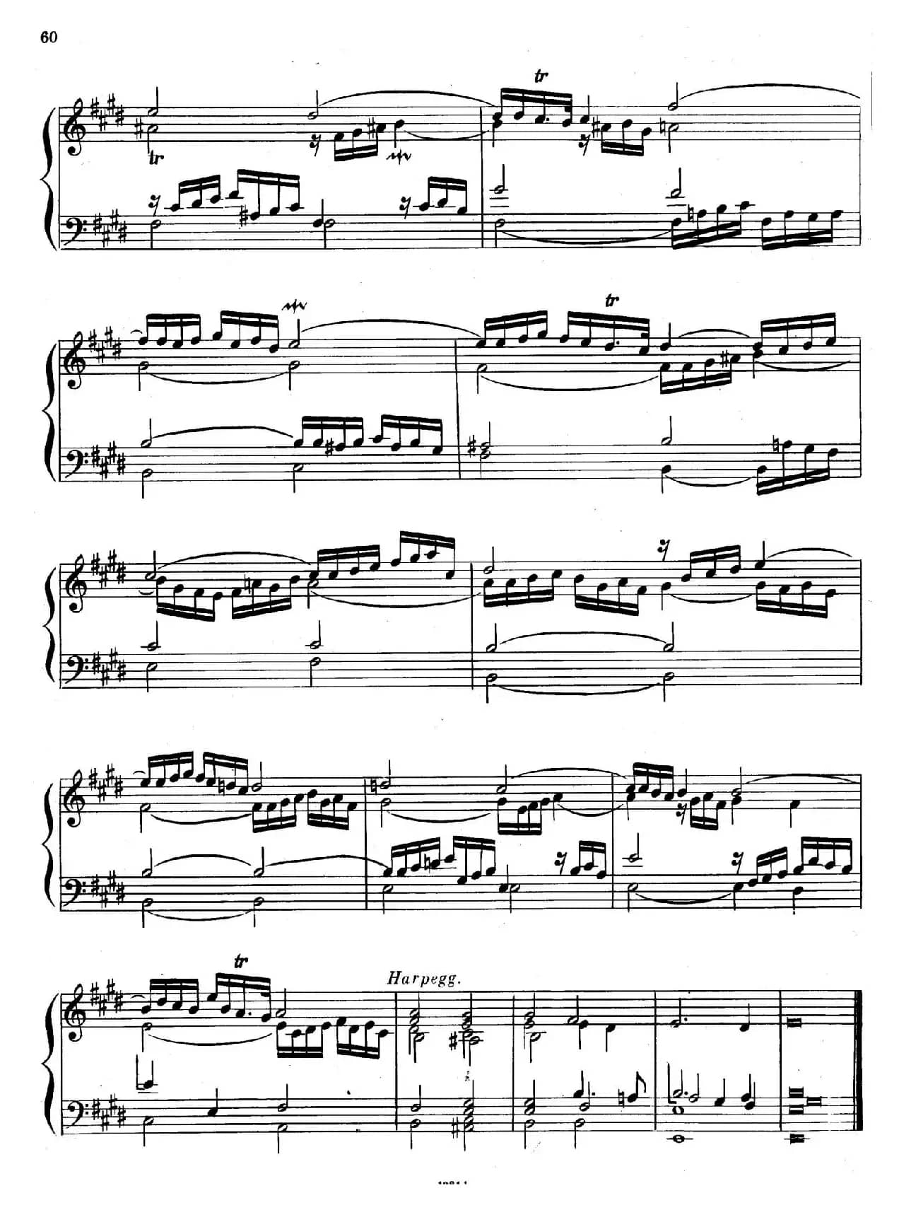 Suite No.5 in E Major HWV 430（E大调第五组曲）